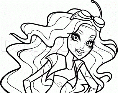 Monster-High-Coloring-Pages-Robecca-Steam-Images (mamun)
