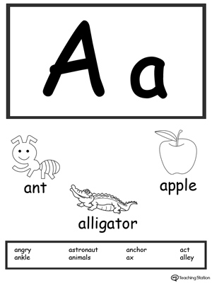 Alphabet-Flashcards-For-Preschooler-Letter-A