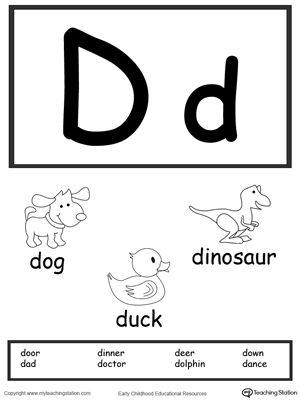 Alphabet-Flashcards-For-Preschooler-Letter-D