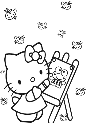 Adorable-Hello-Kitty-Coloring-Page-4 (mamun)