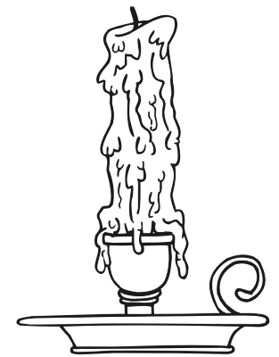 Melty-Candle-Coloring-Page (kids)