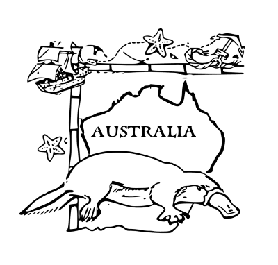 Australian-Platypus-Coloring-Page (kids)