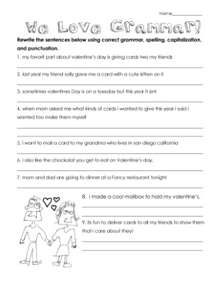 3rd-Grade-Worksheets-Grammar (kids)