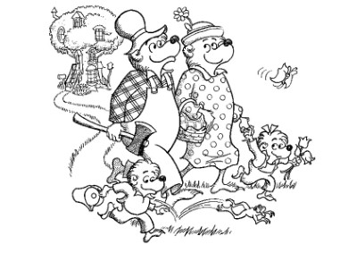 Berenstain-Bears-Printable-Coloring-Page (kids)