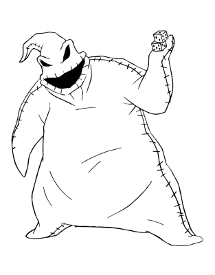Oogie-Boogie-Nightmare-Before-Christmas-Coloring-Page (kids)