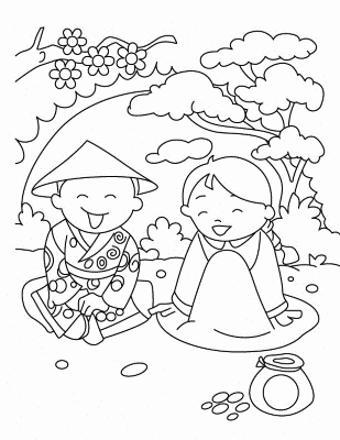 Chinese-New-Year-Picnic-Coloring-Page (kids)