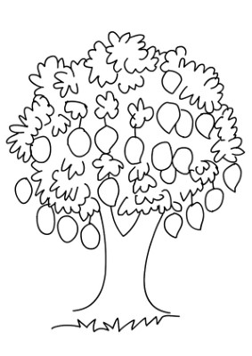 Fruit-Tree-Coloring-Page (kids)