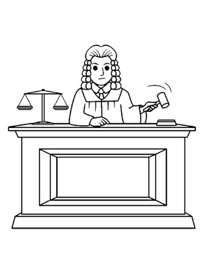 Judge-Coloring-Page (kids)