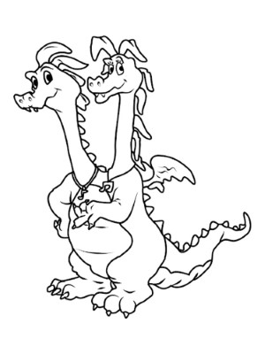 Zak-and-Wheezie-Dragon-Tales-Coloring-Page (kids)