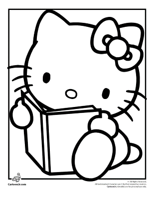 Hello-Kitty Coloring-Pages-On-Pinterest (mamun)
