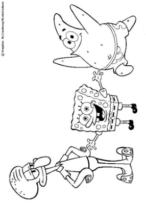 Spongebob-And-Sandy-Coloring-Pages-4 (mamun)