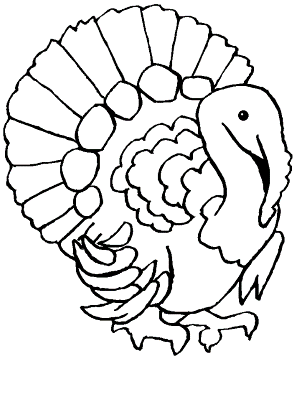 Turkey-Coloring-Page-for-Thanksgiving (kids)