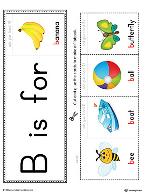 Letter-B-Beginning-Sound-Flipbook-Printable-Color