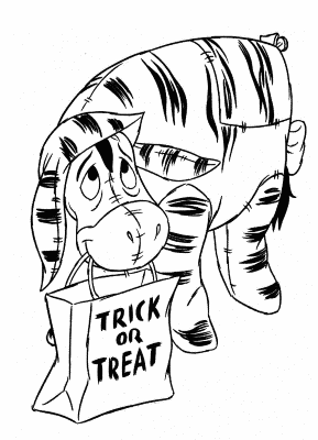 Eyore-Trick-or-Treat-Coloring-Page (kids)