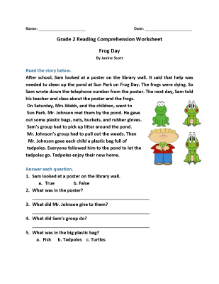 2nd-Grade-Reading-Comprehension-Worksheets (kids)