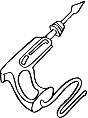 Drill-Gun-Coloring-Page (kids)