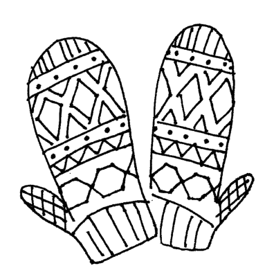 Pair-of-Mittens-Coloring-Page (kids)