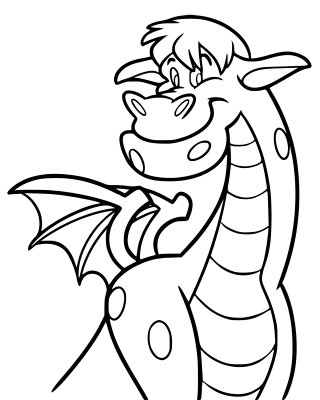 Petes-Dragon-Coloring-Page (kids)