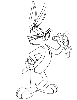 Free-Bugs-Bunny-Coloring-Pages (mamon)