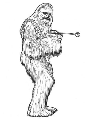 Chewbacca-Coloring-Page (kids)