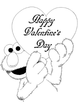 Elmo-Happy-Valentines-Day-Coloring-Page (kids)