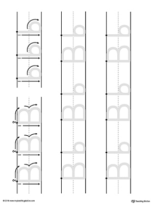 Letter-B-Printable-Writing-Mat