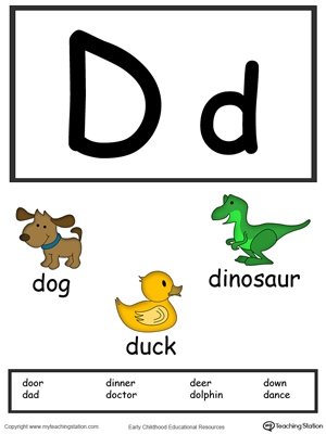 Alphabet-Flashcards-For-Preschooler-Letter-D-Color
