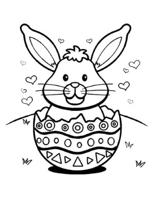 Easter-Bunny-Hatching-Coloring-Page (kids)