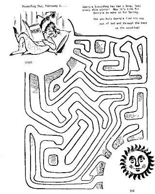 Groundhog-Maze-Printable-Sheet (kids)