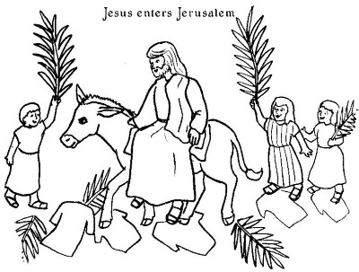 Jesus-Enters-Palm-Sunday-Coloring-Page (kids)