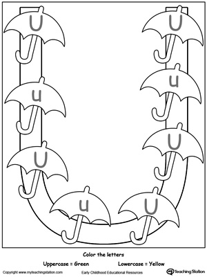 Identify-Uppercase-Lowercase-Letter-U