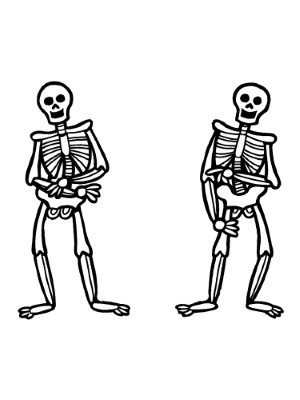 Two-Skeletons-Coloring-Page (kids)