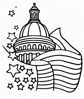 American-Government-Coloring-Page (kids)