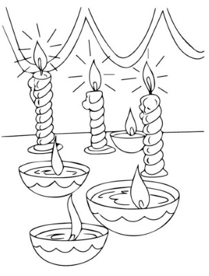 Diwali-Candles-Coloring-Page (kids)