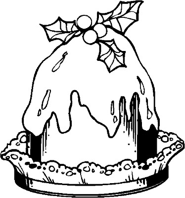 Christmas-Cake-Coloring-Page (kids)