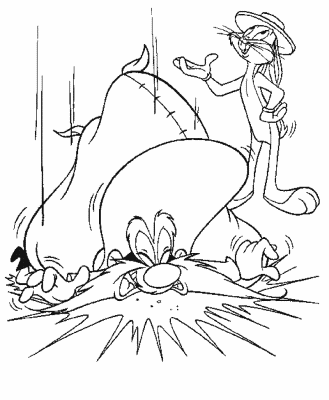 Free-Cartoon's-Bugs-Bunny-Coloring-Pages-6 (mamon)