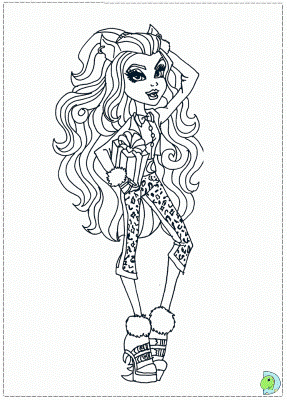 Monster-High-Doll-Paper-Colouring-Arts (mamun)