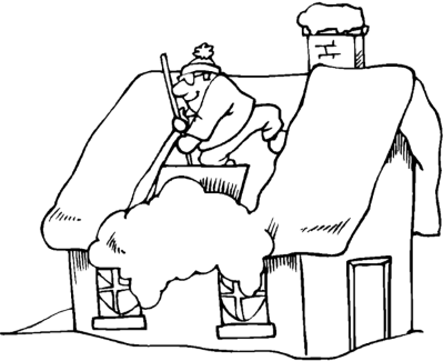 Man-Shoveling-Snow-off-House-Coloring-Page (kids)