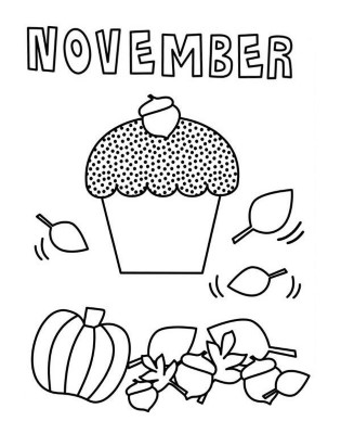 November-Coloring-Pages (kids)