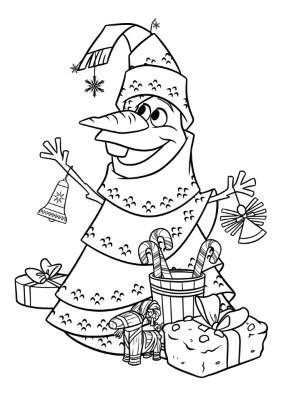 Olaf-is-a-Christmas-Tree-Coloring-Page (kids)