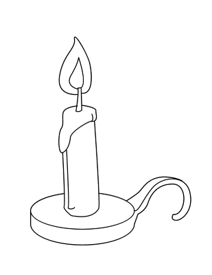 Simple-Candle-Coloring-Page (kids)