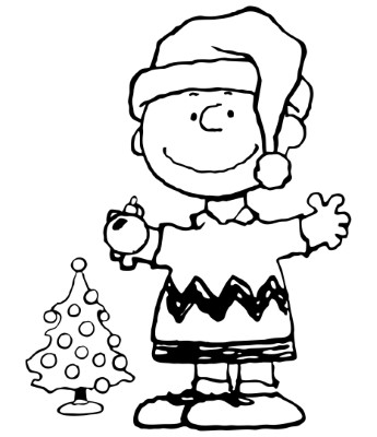 Charlie-Brown-Christmas-Ornament-Coloring-Page (kids)