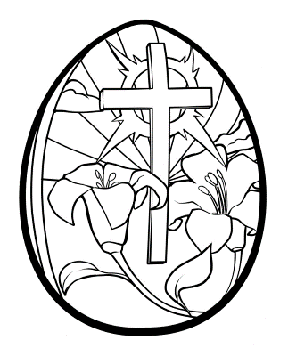 Easter-Egg-Cross-and-Lily-Coloring-Page (kids)